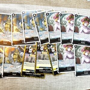 One piece bundle of 20 trading cards